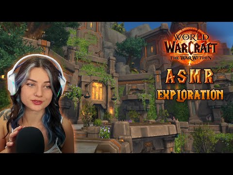 ASMR Exploring Dornogal ~ New City in The War Within ~ Relaxing Vibes (No Spoilers)