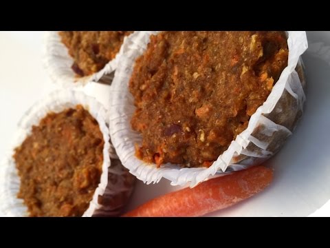 Super fancy & healthy CARROT- CAKE MUFFINS | vegan, ohne Zucker