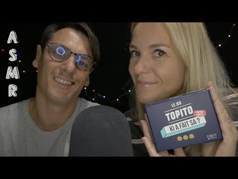 ASMR FR ❤️ ASMR en couple ! On joue au jeu Topito (et on rigole encore beaucoup)