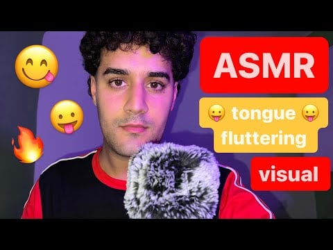 ⚠️ ASMR no talking ⚠️ ||  Tongue fluttering || visual || wet mouth sounds …