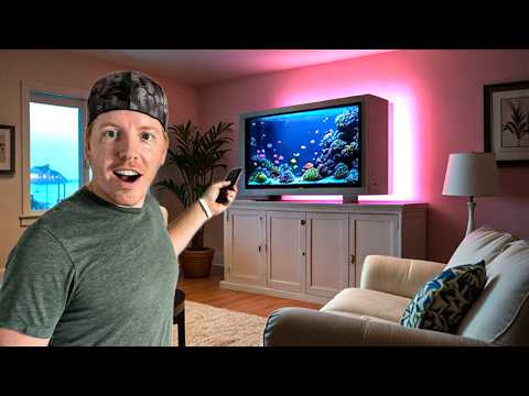 ASMR | I Turned My TV Into A Fish Tank