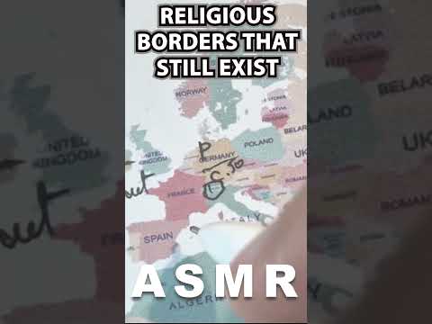 Tracing Religious Borders that Still Exist Even Today #asmrhistory #asmrtracing #religious