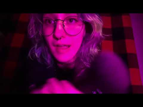 ASMR brushing your face softly (lofi)