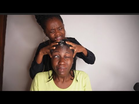 ASMR FAST AND AGGRESSIVE SCALP SCRATCHING AND MASSAGE FOR DEEP SLEEP 😴 