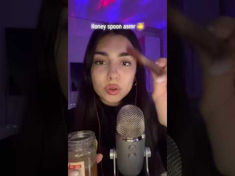Honey Spoon ASMR 🍯 #asmr #relax