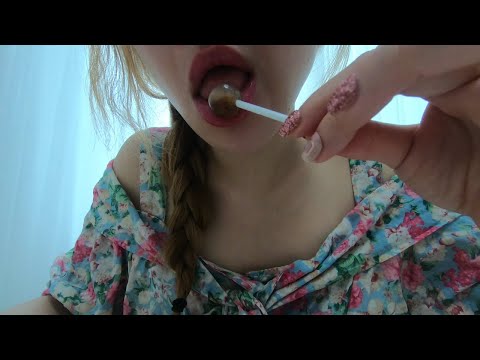 ASMRㅣCandy Eating Sounds🍭ㅣMouth Soundsㅣ사탕 리얼사운드ㅣ자극적인 입소리👄