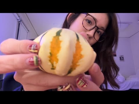 ASMR gourds 🎃 | lofi tapping and whispering 