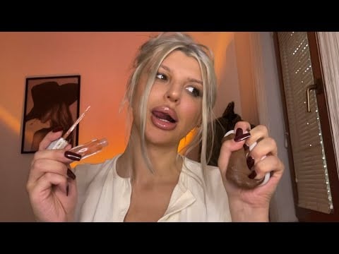 ASMR Sticky Mouth Sounds, Sticky Squishies,Lipgloss  | Melting your Brain ✨ 
