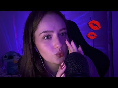 ASMR te dando BEIJINHOS de ORELHA a ORELHA! 💋 (estalinhos)