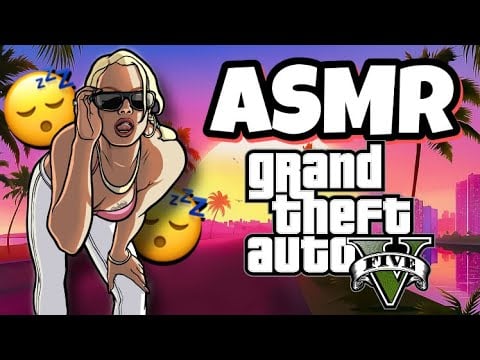 ASMR Français sur GTA 5 chuchotements puissants très proche du micro 😴 (c'est n’importe quoi🤣)