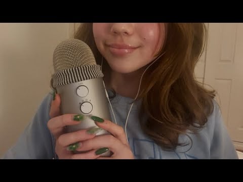 ASMR inaudible whispering (with mouth sounds)