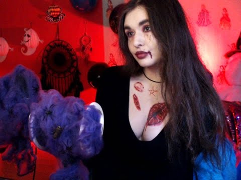 Halloween ASMR 🎃Хэллоуинский АСМР 🎃 Играю на Калимбе , триггеры ,общение 🎃