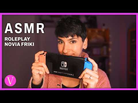 ASMR Español Roleplay TU NOVIA FRIKI juega contigo a Pokemon