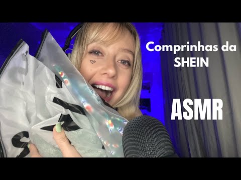 ASMR - Comprinhas da SHEIN (biquínis e roupas de academia)