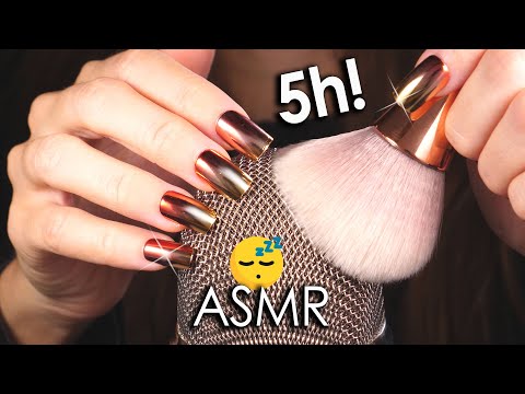 [5 Hours ASMR] Deep Brain Brushing & Scratching COMBO to Fall Asleep 😴 (No Talking)