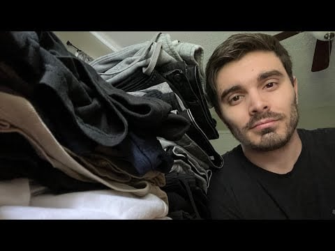 ASMR Folding The Laundry Before Your Parents Get Home | Fabric Shaking