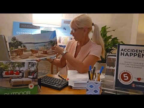 Asmr Fabric Protection Consultation Role-play Soft Spoken, Typing, Page Turning, Soft Relaxing Music