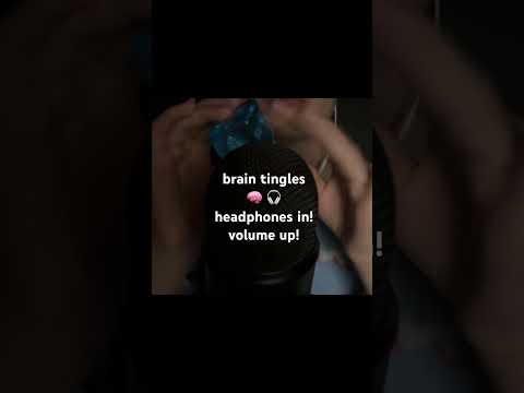 ASMR brain tingles | subscribe for more ❤️ #asmr #waterasmr #asmrtapping