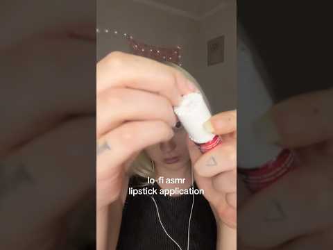 #asmr #asmrsounds #lipstickapplication #lipstickasmr