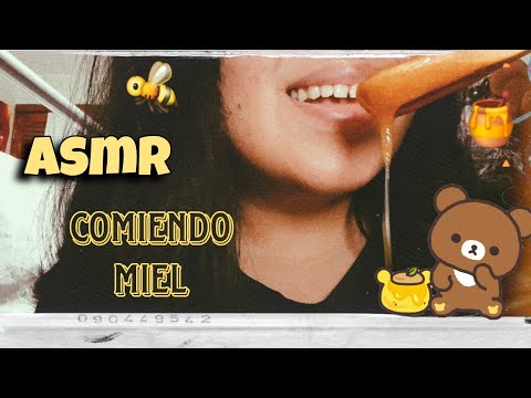 ASMR Comiendo MIEL 🍯 (mouth sounds)