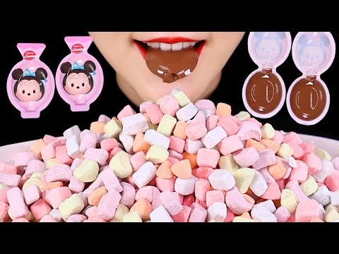 FROZEN DRIED MARSHMALLOWS ASMR BABY CHEESE ASMR