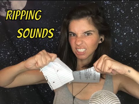 ASMR Tearing Up Old Paperwork