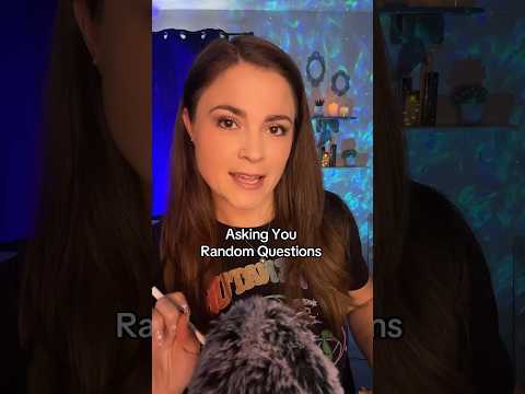 Asking You Random Questions #asmr #satisfying #asmrsounds
