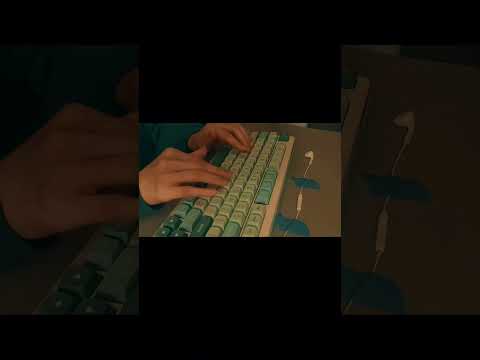 Creamy Keycaps Typing Sounds on Linear Switches | Mechanical Keyboard ASMR #mechanicalkeyboard #asmr