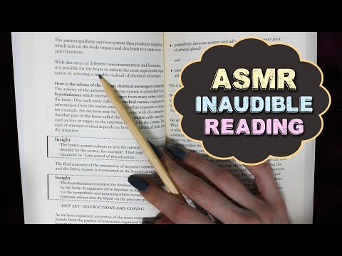 ASMR - INAUDIBLE Whispering - Clicky Book Reading (Tingly)