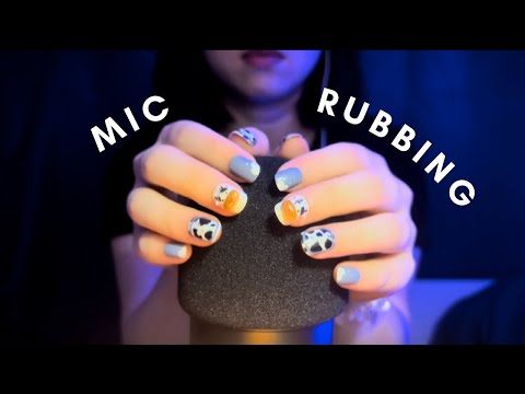 ASMR Mic Rubbing and Tracing , Intense Brain Massage , No Talking , マイクの摩擦