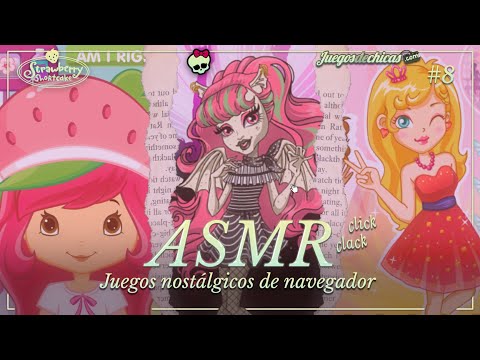 ASMR ✧ Jugando a juegos de vestir nostálgicos ✨👗 |  Juegos de navegador #8 [binaural, susurros]