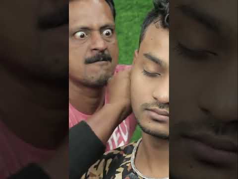 Danger Barber Hammer Massage With Crunchy Neck Crack Ear Crack Elbow Crack ASMR #shorts