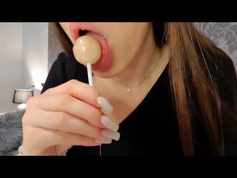 🍭Lollipop🍭 Licking and Mouth Sounds ASMR NO TALKING