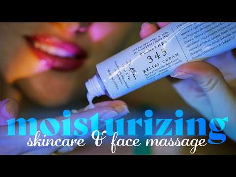ASMR ~ Moisturizing Face Massage ~ Relaxing Skincare, Personal Attention, Layered Sounds, Pampering