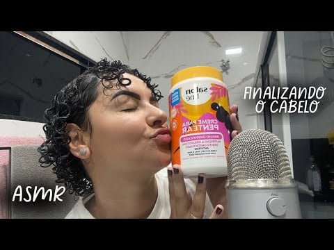 ASMR: FINALIZANDO O CABELO/ DUVIDO VOCÊ NÃO DORMIR NESSE VÍDEO 