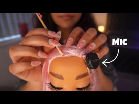 [ASMR] Relaxing Scalp Check - Scratching, Scraping & Brushing 💆‍♀️ (whispered) 