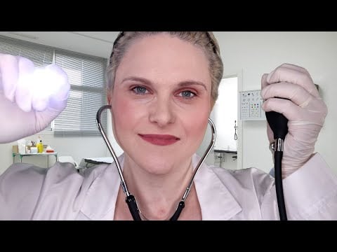 A Full Body ASMR Medical Exam For DEEP Sleep & INTENSE Tingles