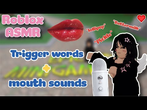 Roblox ASMR | 20 trigger words + mouth sounds (Epic Minigames)