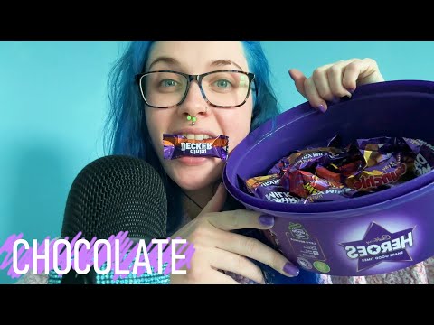 ASMR Eating Cadbury Heroes Chocolates (Eating Sounds & Crinkles) 🍫