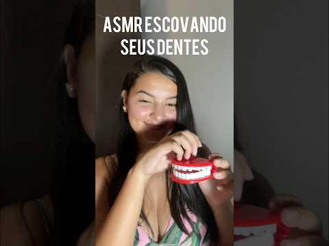 ASMR ESCOVANDO SEUS DENTES #asmr #sonsdeboca #asmrsounds #arrepios