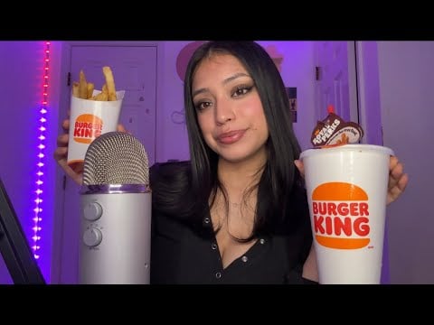ASMR - Burger King Mukbang 🍔 