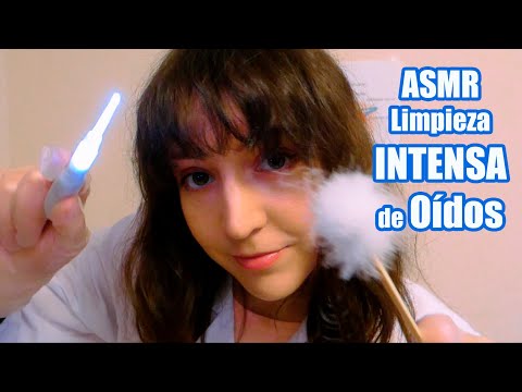 ⭐ASMR [Sub] Limpieza INTENSA y Rápida de Oídos (Roleplay Susurrado, Binaural)