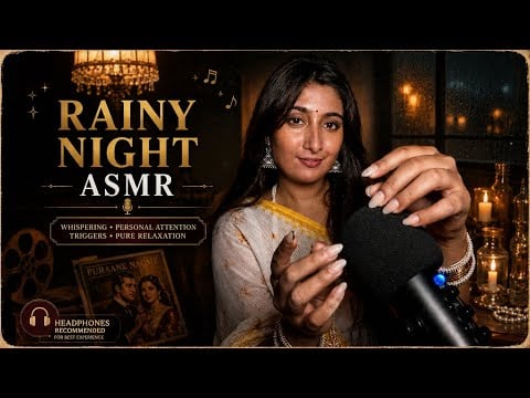  Rainy Night ASMR 🌙 | “Hindi soft spoken for Sleep”