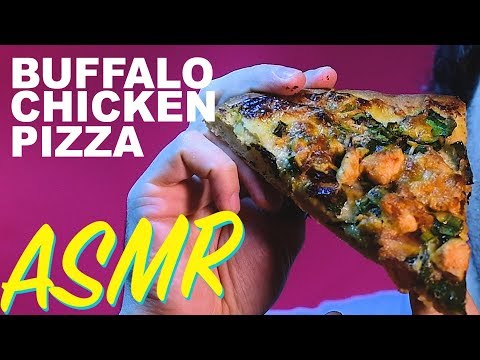 ASMR BUFFALO CHICKEN BACON RANCH PIZZA 피자 먹방