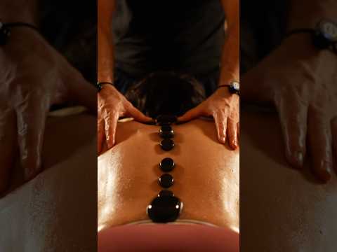Slow hot stones massage ASMR for deep relaxation 😴