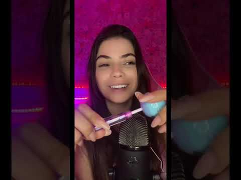 asmr passando gloss em você - asmr da rafa #asmrgloss