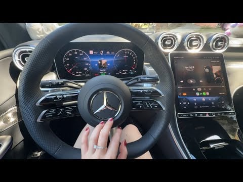 ASMR in my new car | Mercedes Benz GLC 350e