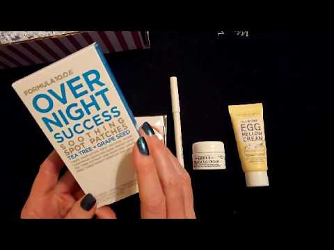 ASMR | Two Birchbox Beauty Boxes Show & Tell (Whisper)