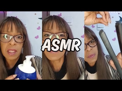 FINALIZANDO SEU CABELO CACHEADO #asmr  #asmrroleplay  #asmrbrasil