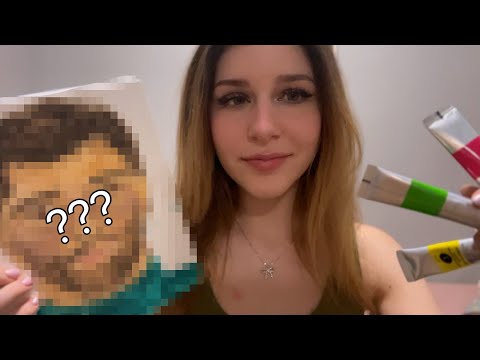 ASMR oil painting your portrait! 🎨👩🏻‍🎨 softspoken